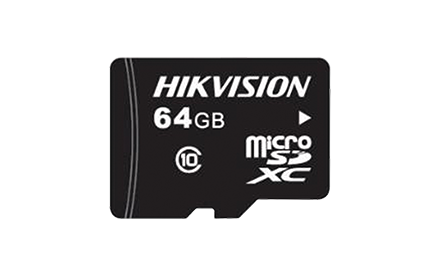 Memoria Micro SD / Clase 10 de 64 GB / Especializada Para Videovigilancia / Compatibles con cámaras HIKVISION - HS-TF-L2/64G/P